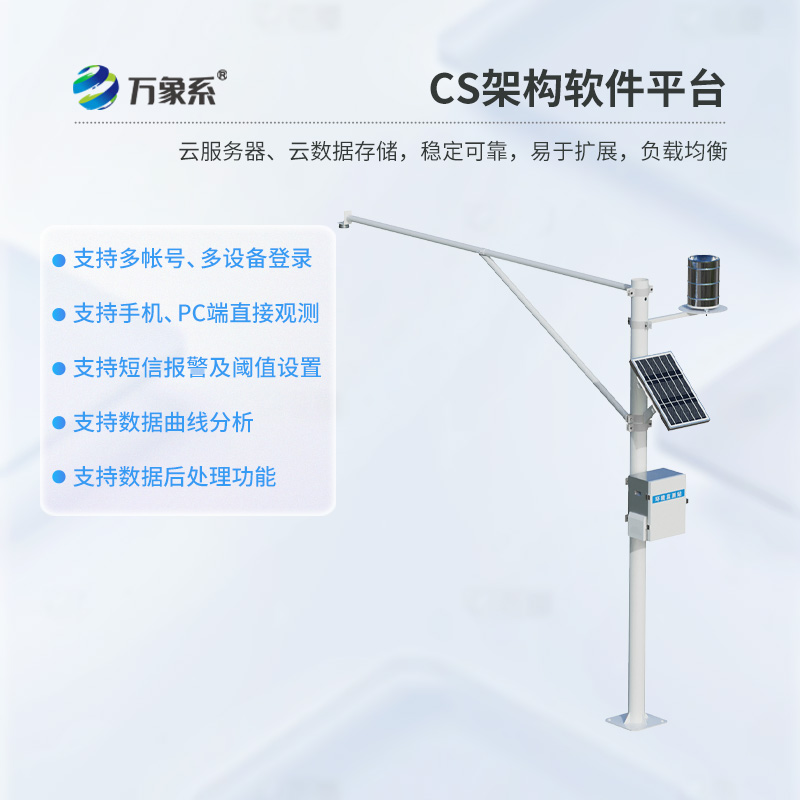 自動雷達水位雨量監測系統，非接觸，精準測量